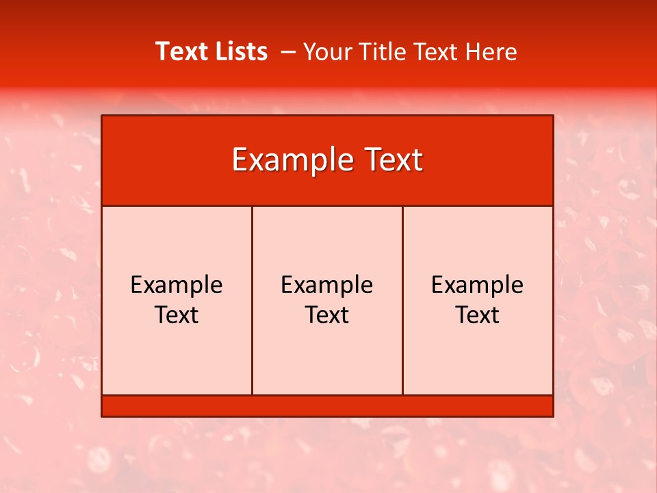 Red Caviar PowerPoint Template