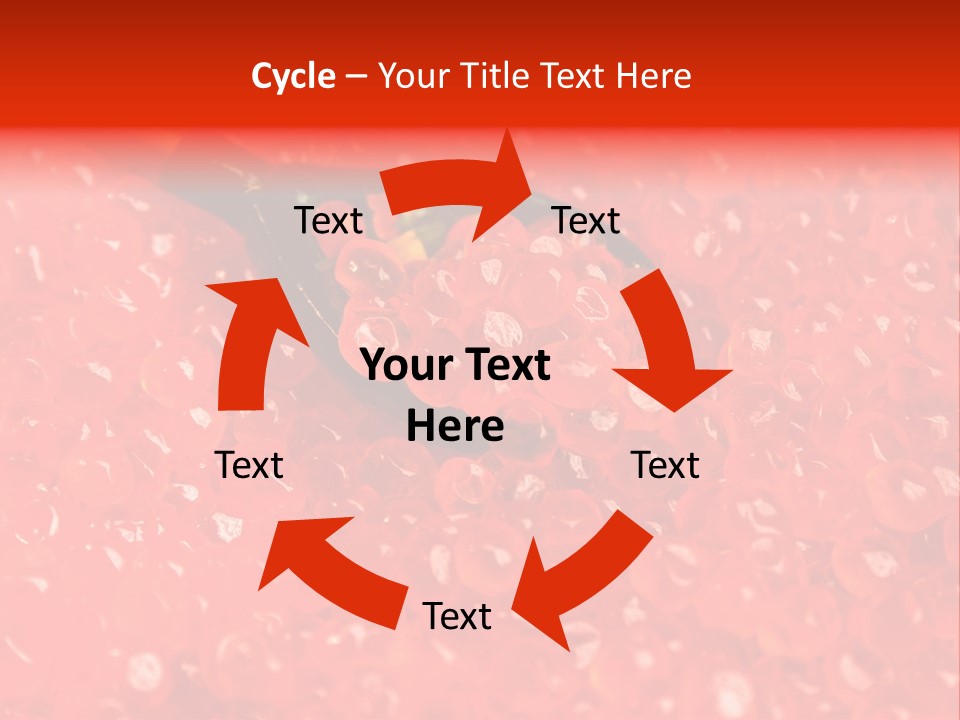 Red Caviar PowerPoint Template