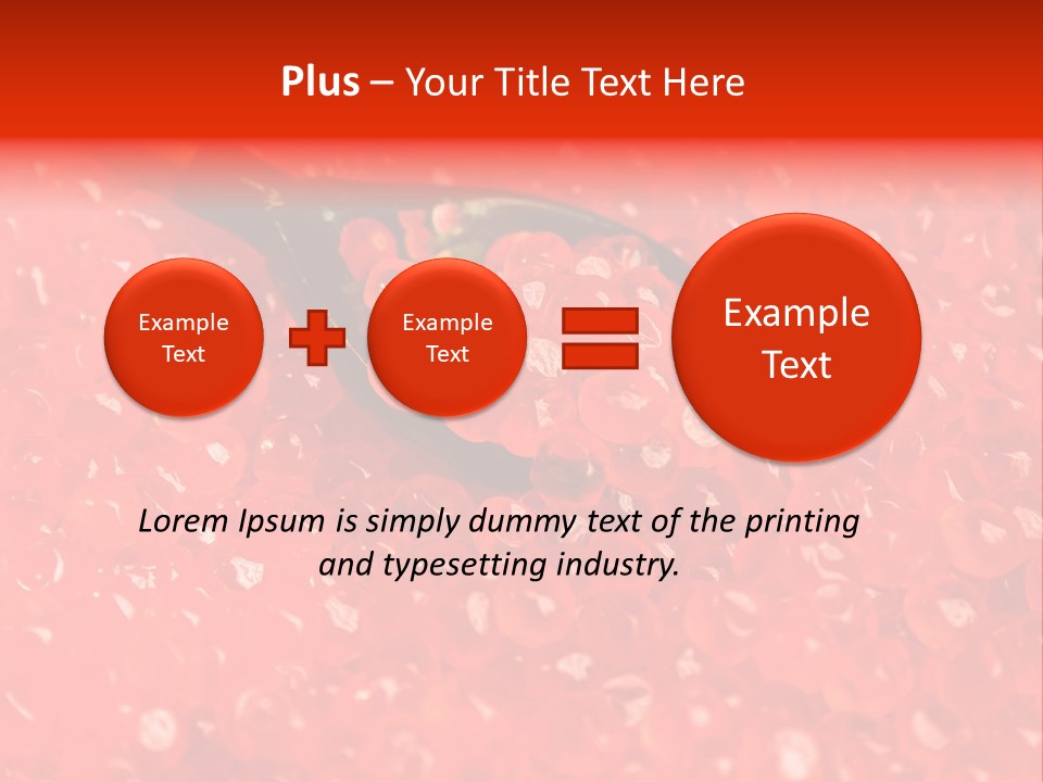 Red Caviar PowerPoint Template