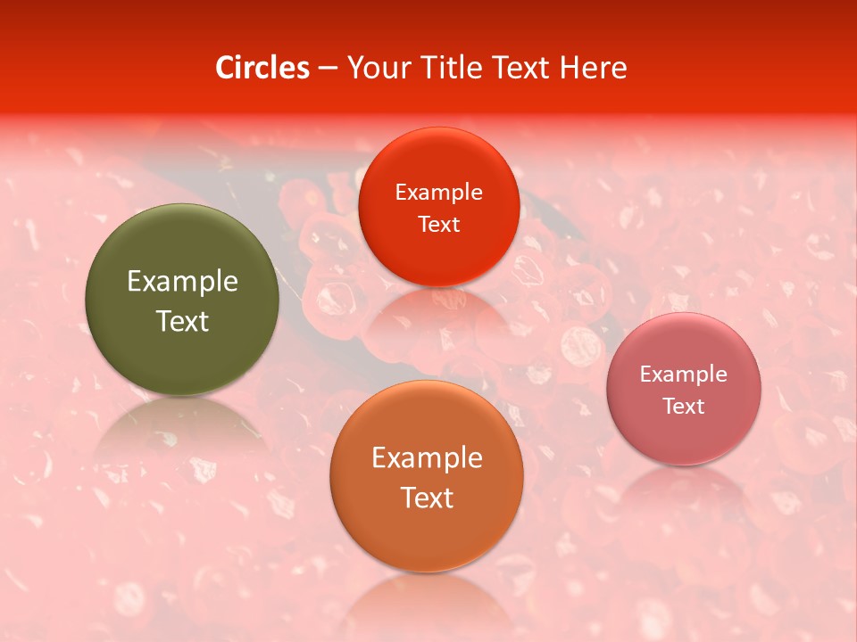Red Caviar PowerPoint Template