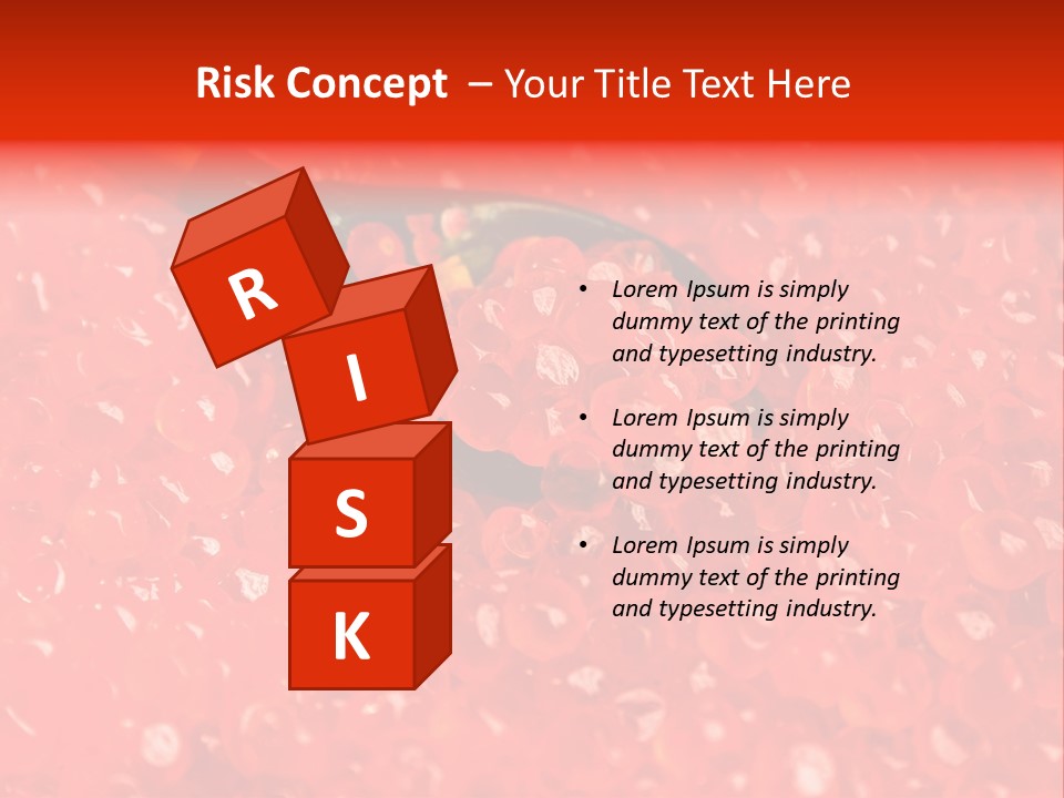 Red Caviar PowerPoint Template