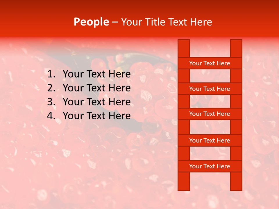 Red Caviar PowerPoint Template
