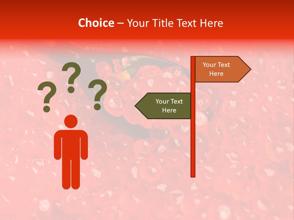 Red Caviar PowerPoint Template