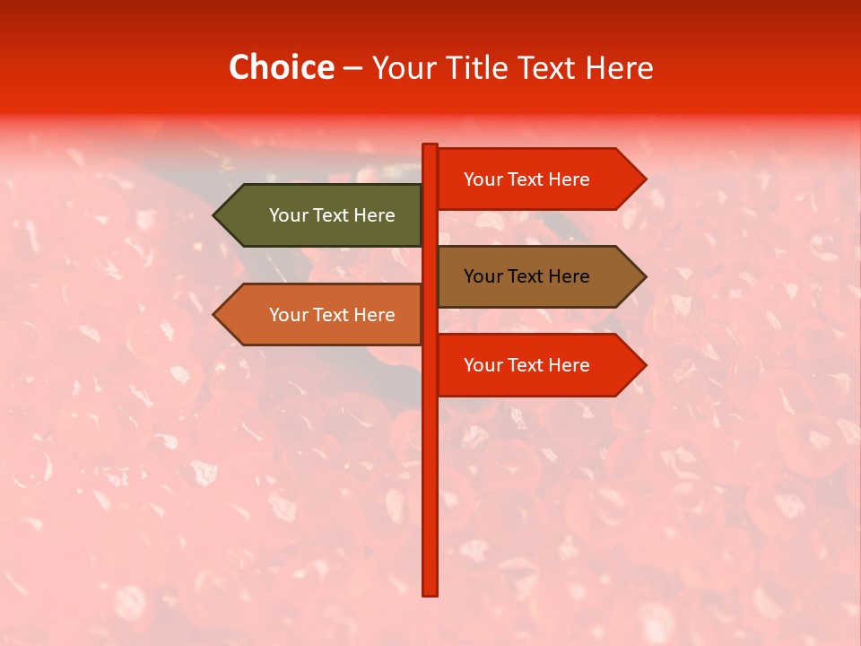 Red Caviar PowerPoint Template