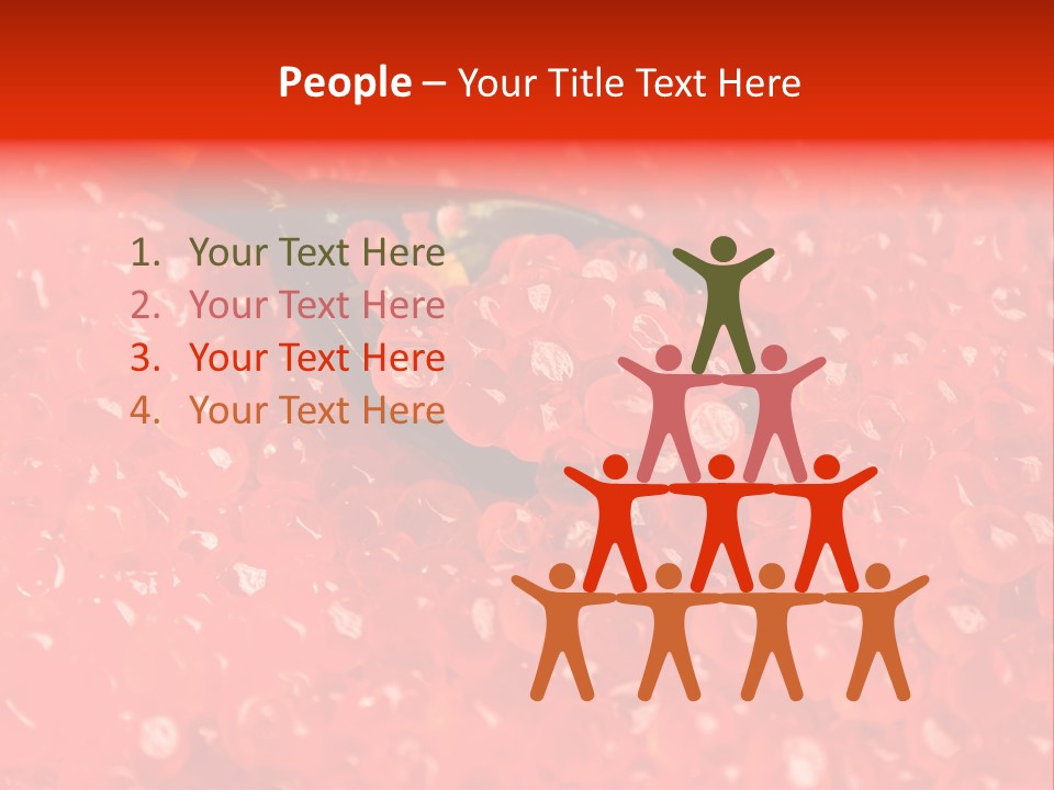 Red Caviar PowerPoint Template