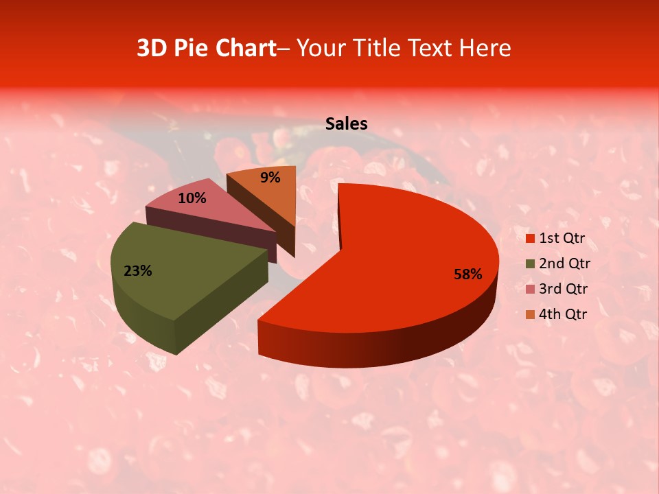 Red Caviar PowerPoint Template