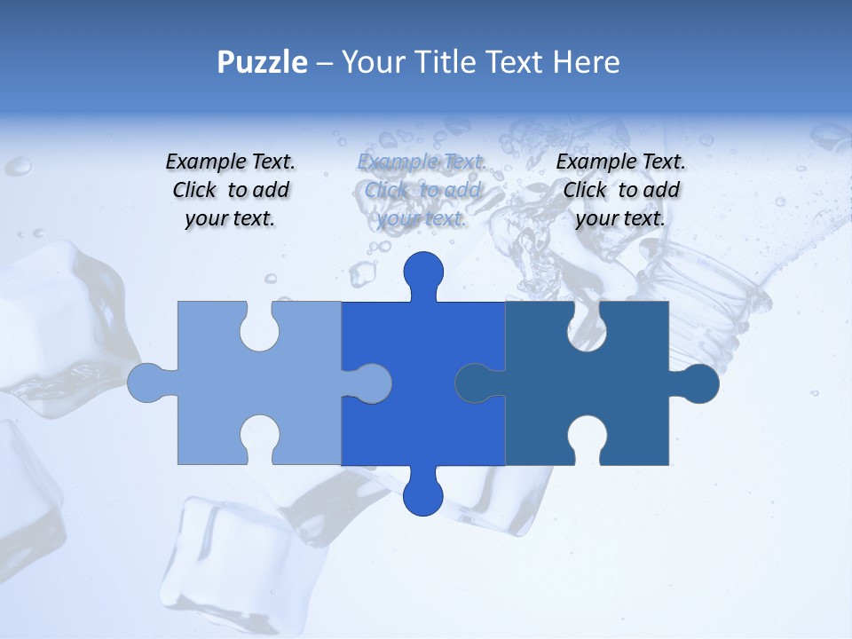 Cubetti Di Ghiaccio PowerPoint Template