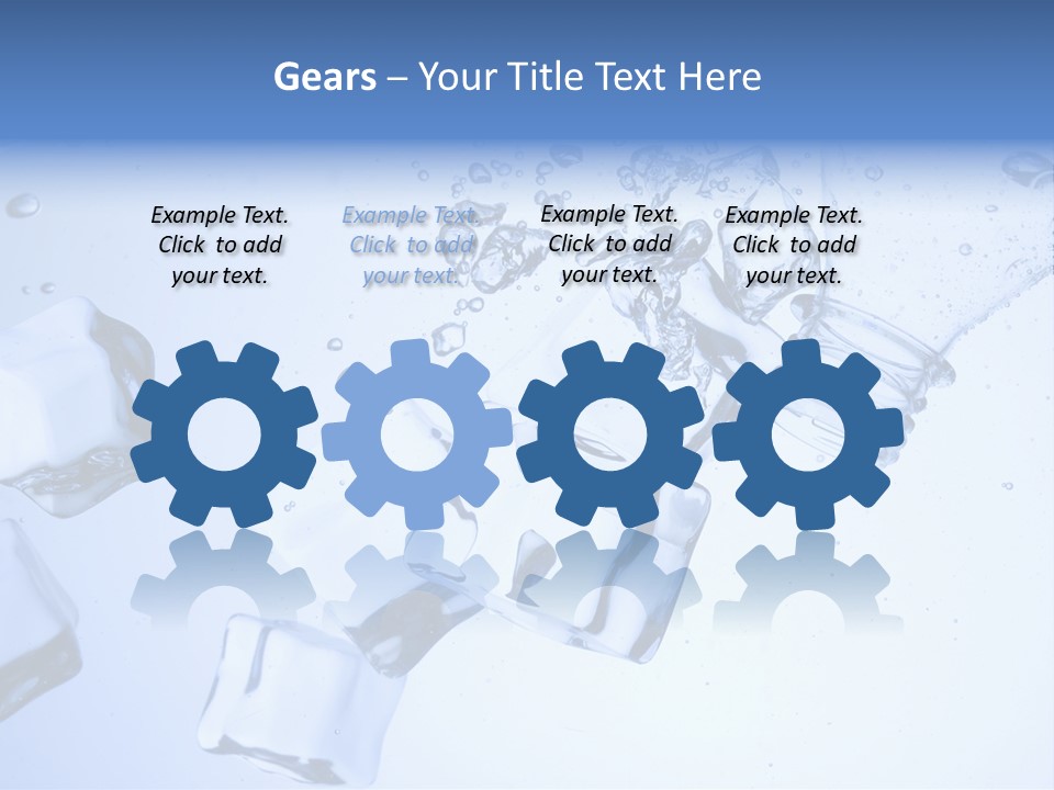 Cubetti Di Ghiaccio PowerPoint Template