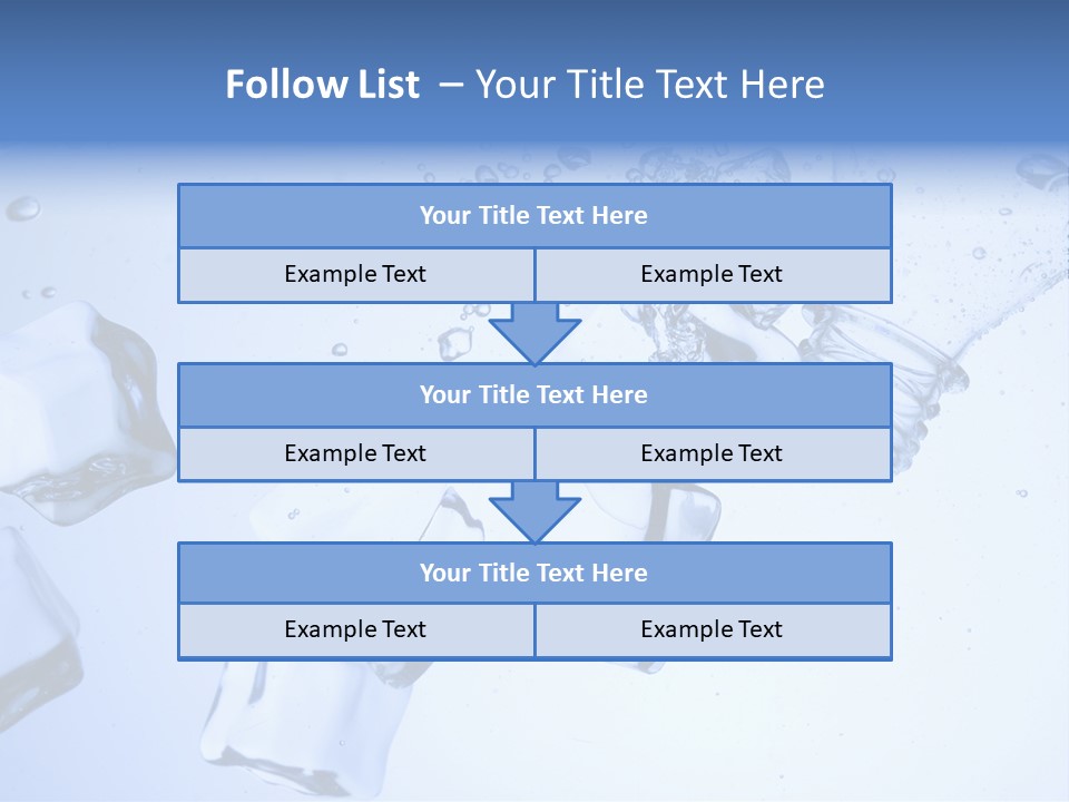 Cubetti Di Ghiaccio PowerPoint Template
