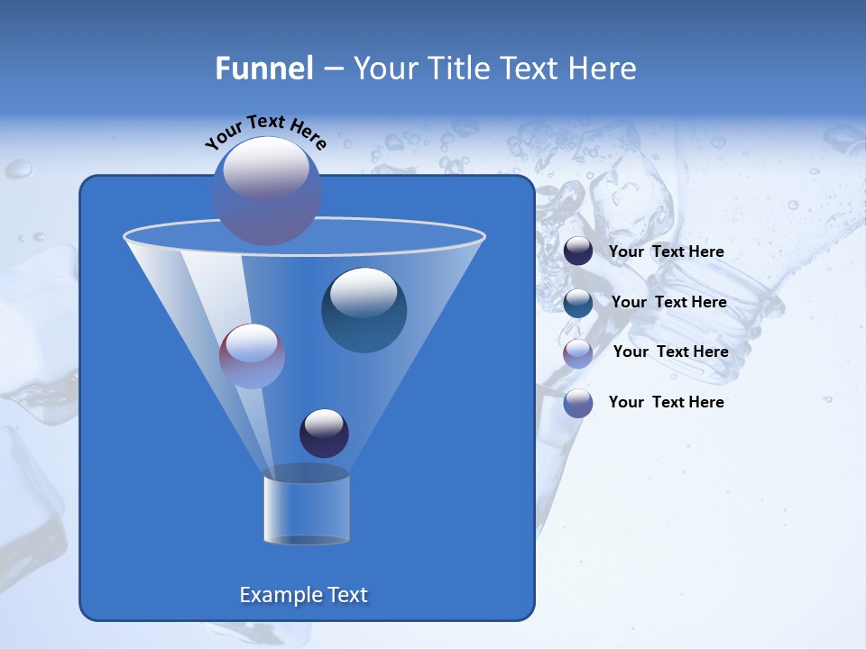 Cubetti Di Ghiaccio PowerPoint Template