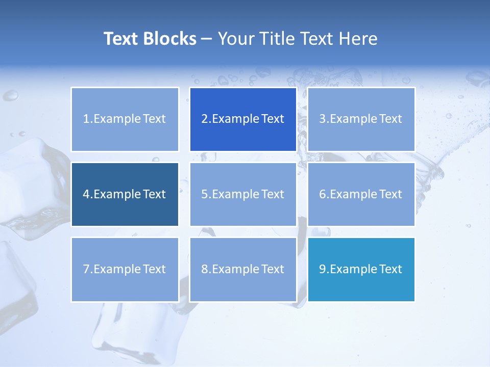 Cubetti Di Ghiaccio PowerPoint Template