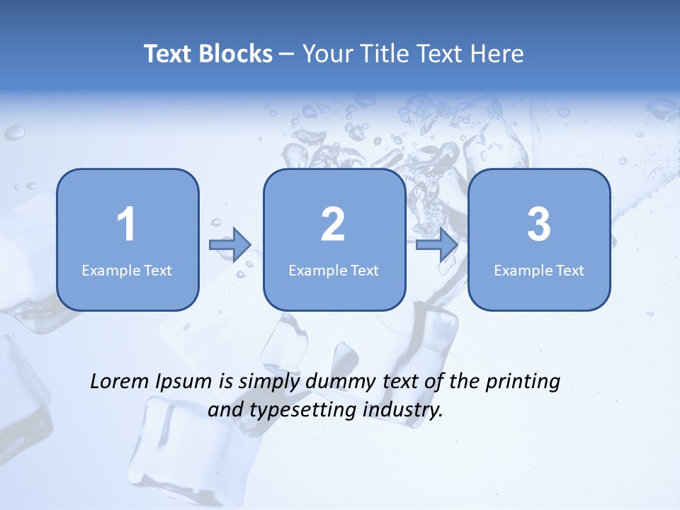 Cubetti Di Ghiaccio PowerPoint Template