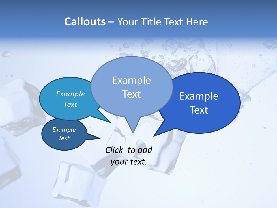 Cubetti Di Ghiaccio PowerPoint Template