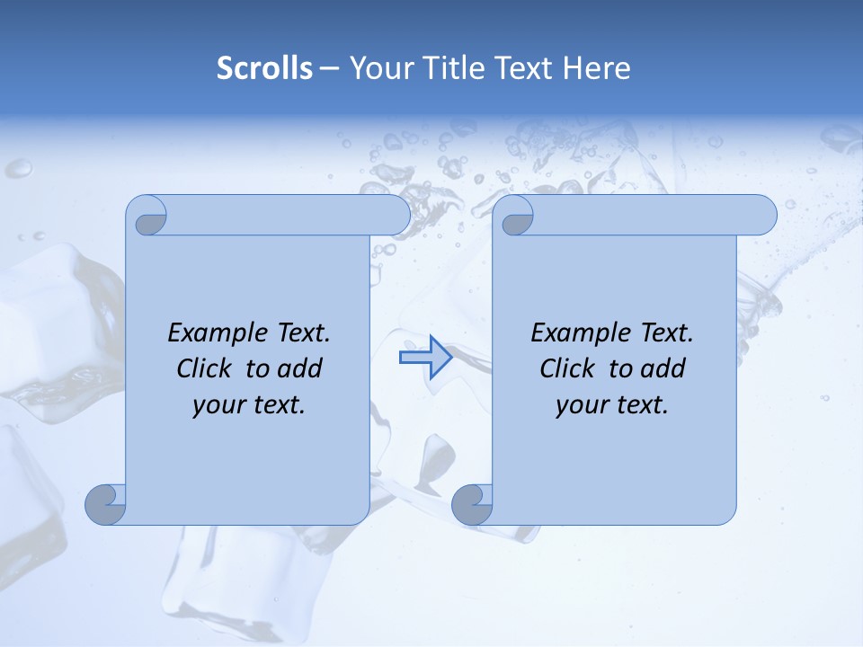 Cubetti Di Ghiaccio PowerPoint Template