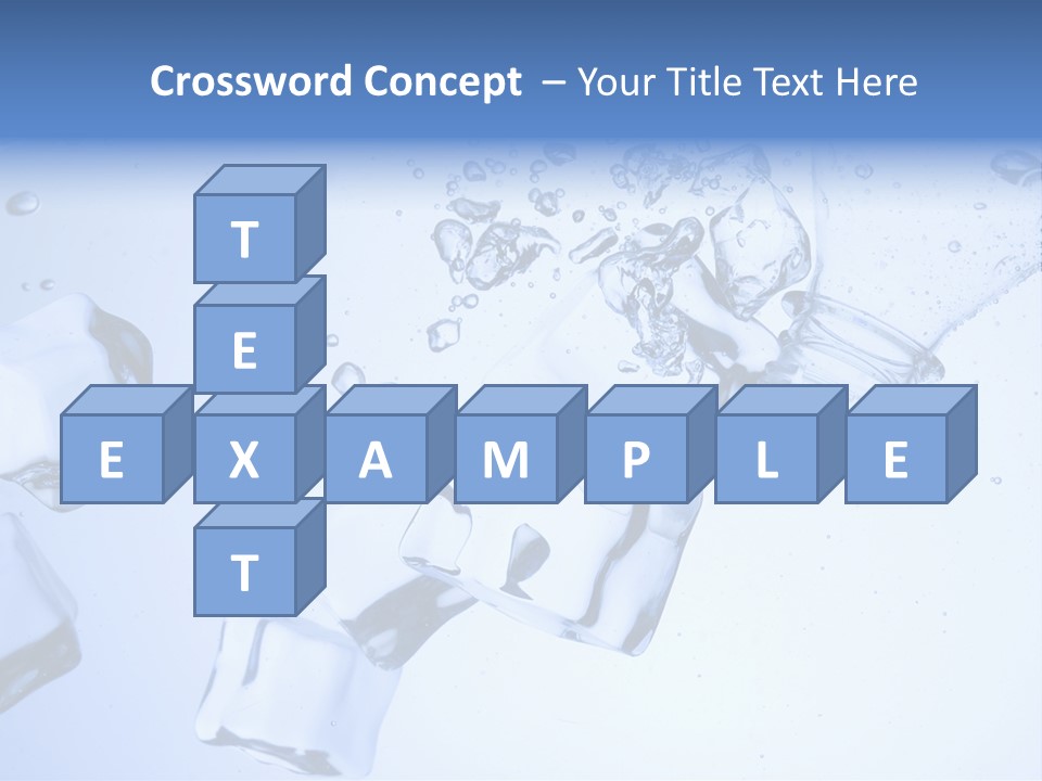 Cubetti Di Ghiaccio PowerPoint Template