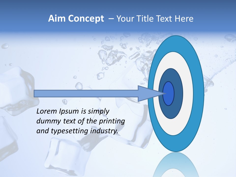 Cubetti Di Ghiaccio PowerPoint Template