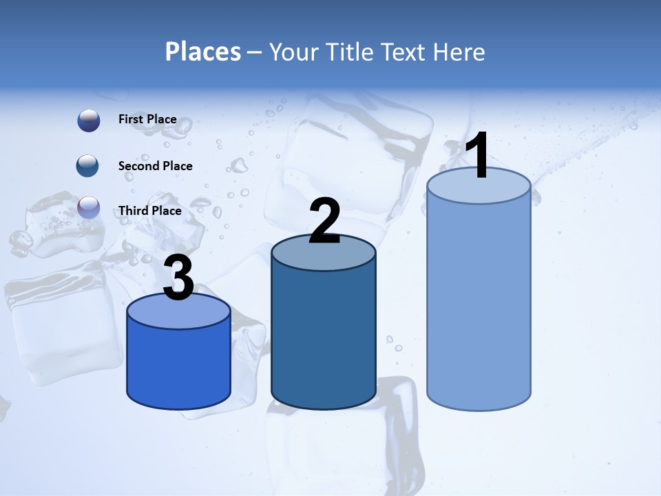 Bottle Freshness Mineral PowerPoint Template