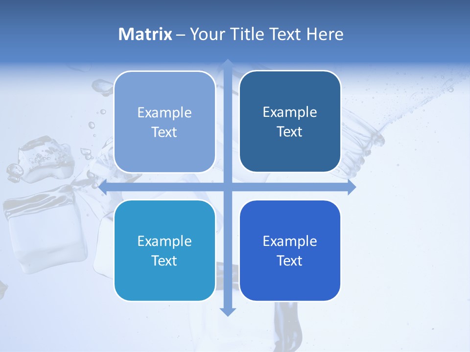 Bottle Freshness Mineral PowerPoint Template