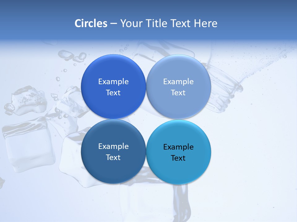 Bottle Freshness Mineral PowerPoint Template