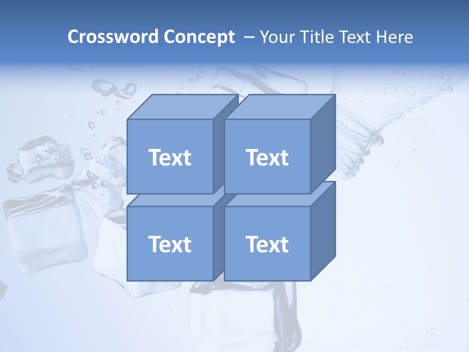 Bottle Freshness Mineral PowerPoint Template