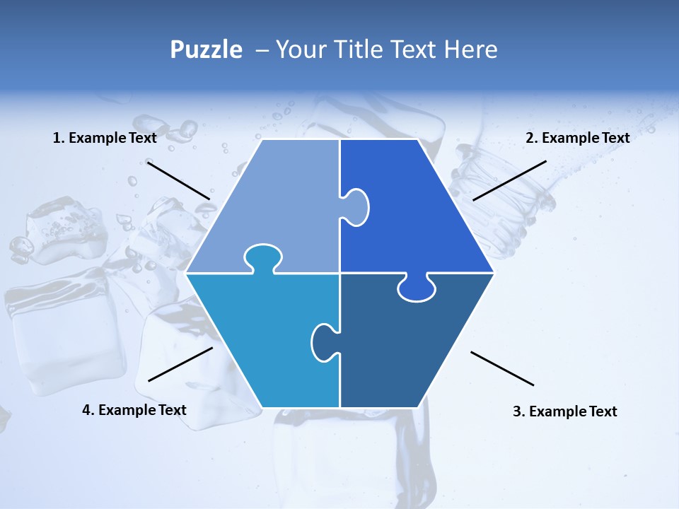 Bottle Freshness Mineral PowerPoint Template
