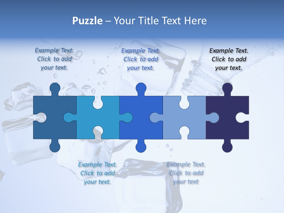 Bottle Freshness Mineral PowerPoint Template