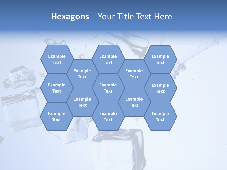 Bottle Freshness Mineral PowerPoint Template