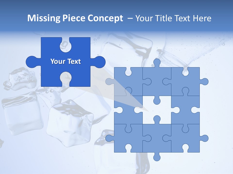 Bottle Freshness Mineral PowerPoint Template