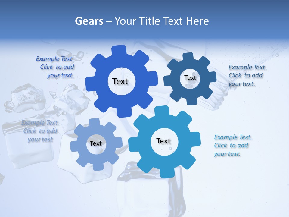 Bottle Freshness Mineral PowerPoint Template