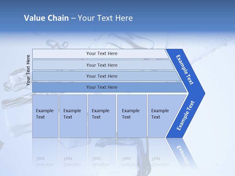 Bottle Freshness Mineral PowerPoint Template