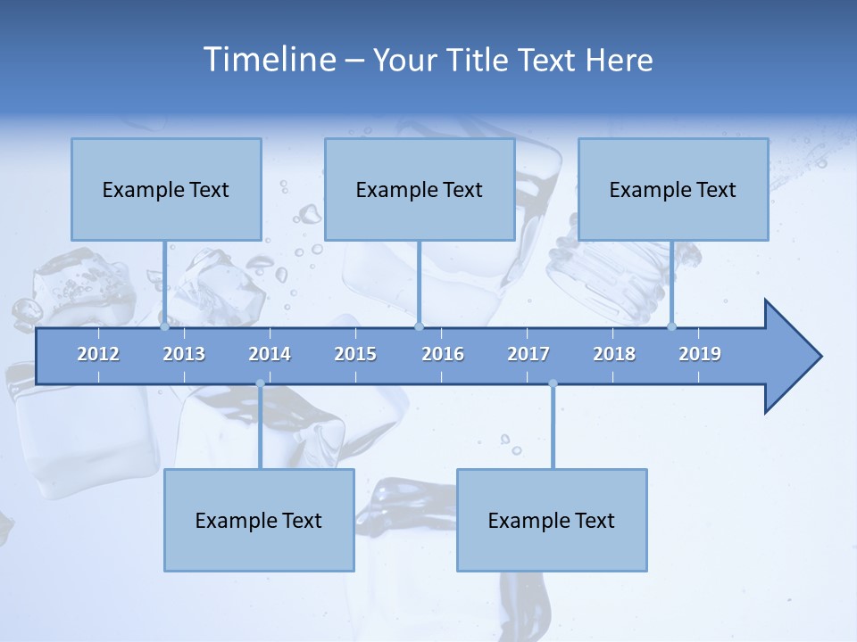 Bottle Freshness Mineral PowerPoint Template