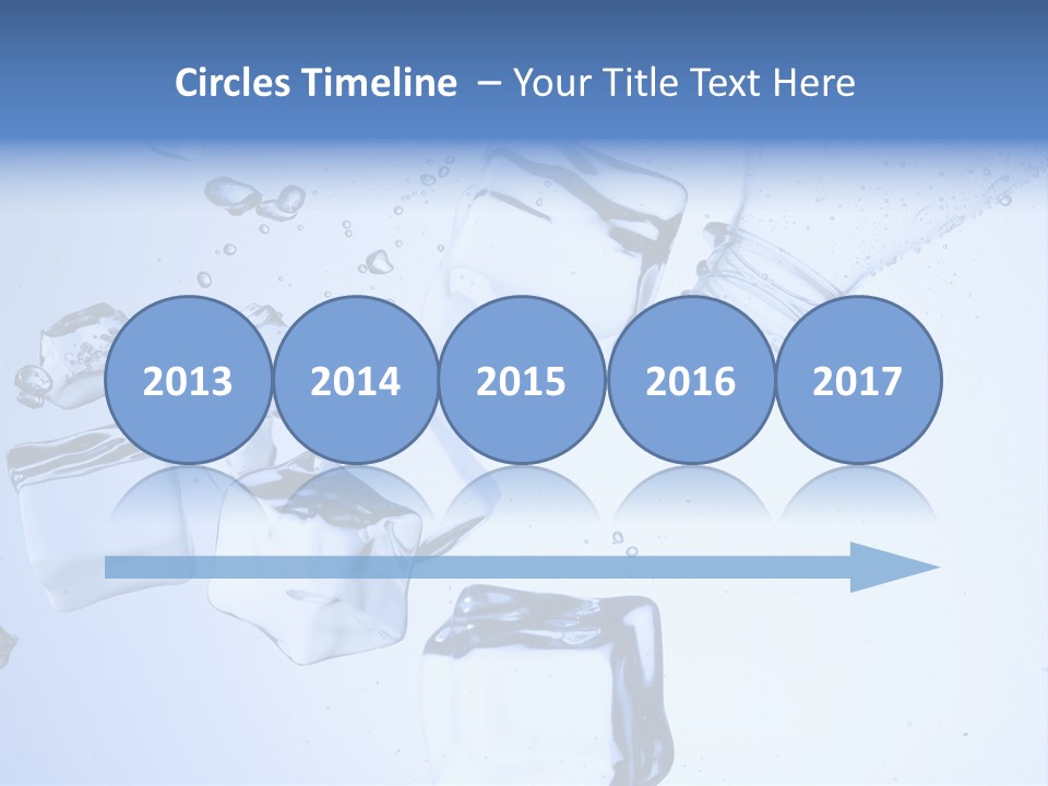 Bottle Freshness Mineral PowerPoint Template