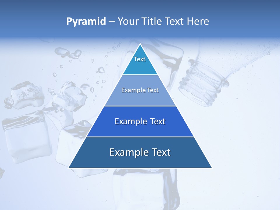 Bottle Freshness Mineral PowerPoint Template