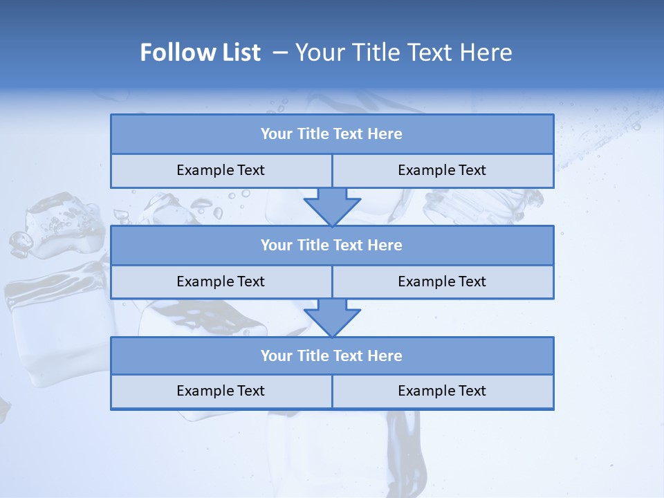 Bottle Freshness Mineral PowerPoint Template