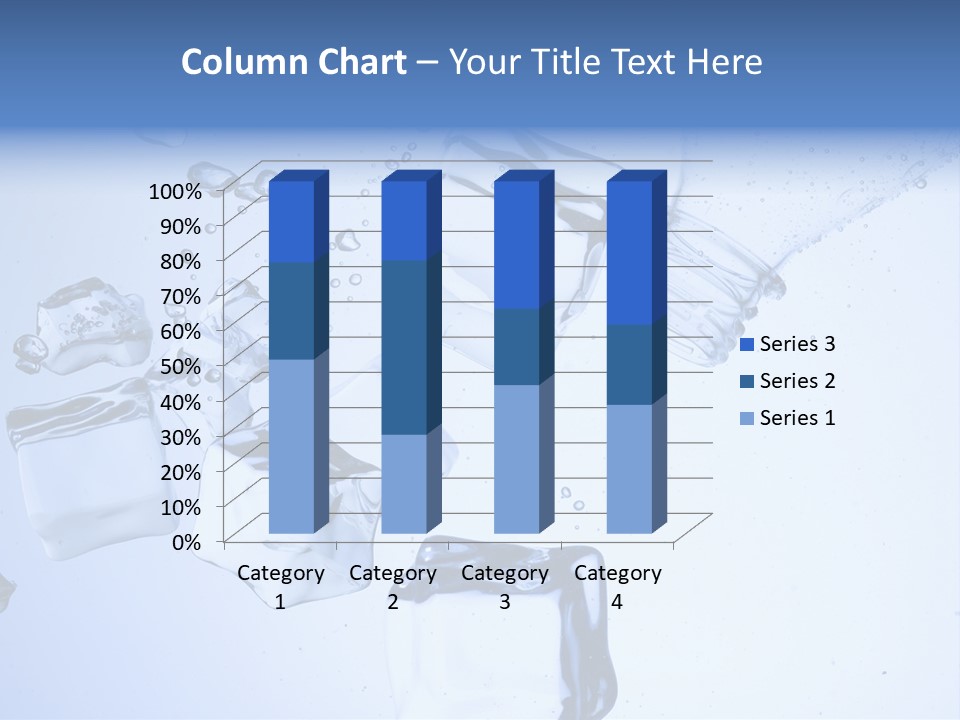 Bottle Freshness Mineral PowerPoint Template