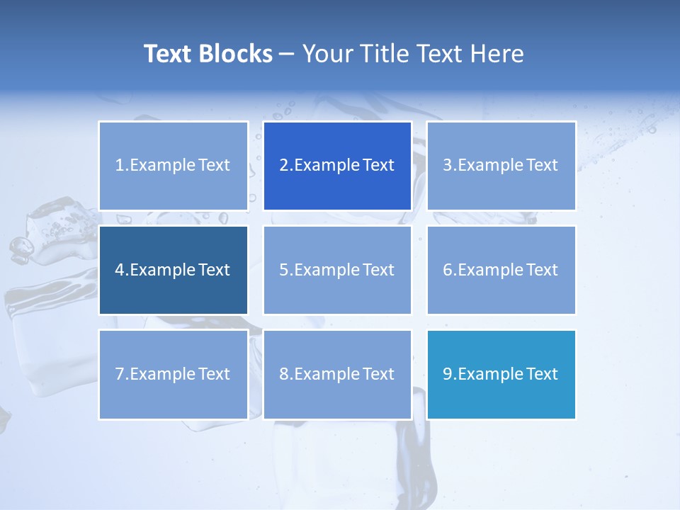 Bottle Freshness Mineral PowerPoint Template