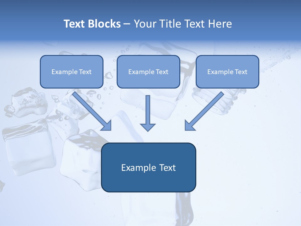 Bottle Freshness Mineral PowerPoint Template