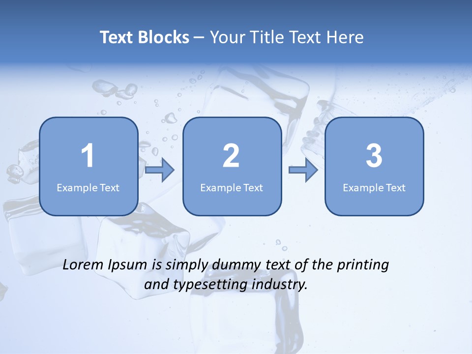 Bottle Freshness Mineral PowerPoint Template