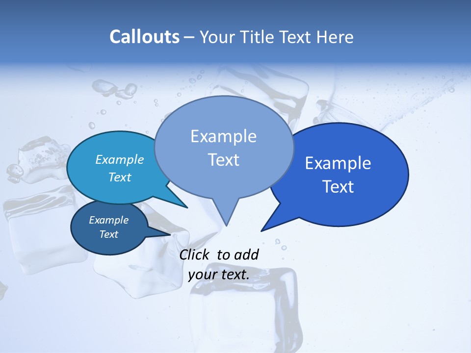 Bottle Freshness Mineral PowerPoint Template