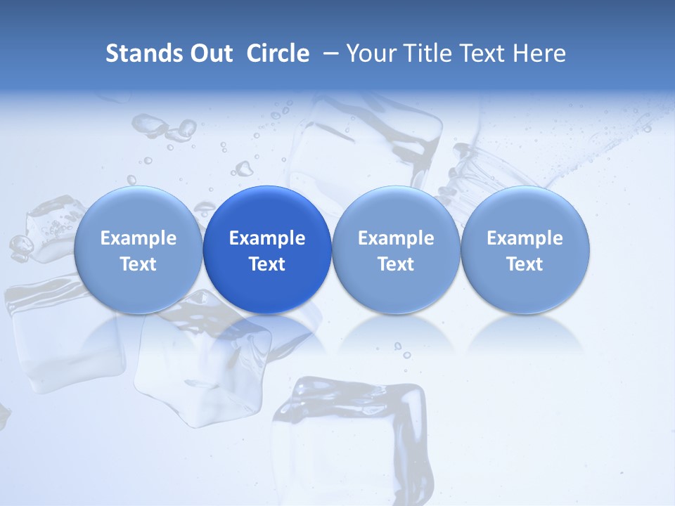 Bottle Freshness Mineral PowerPoint Template