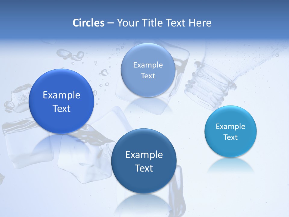 Bottle Freshness Mineral PowerPoint Template