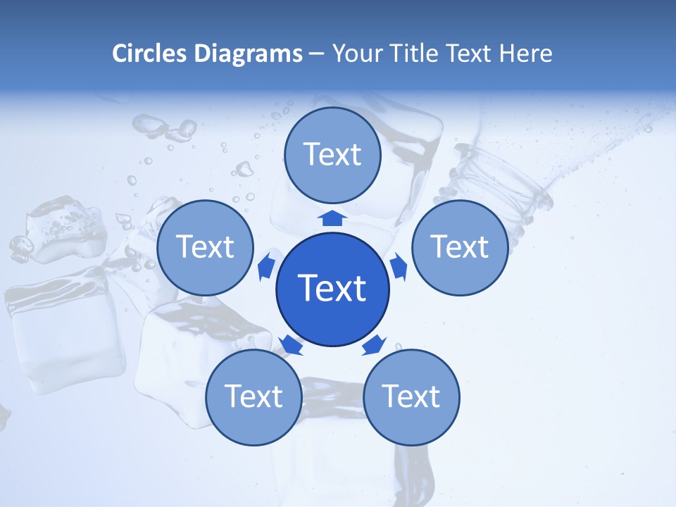 Bottle Freshness Mineral PowerPoint Template