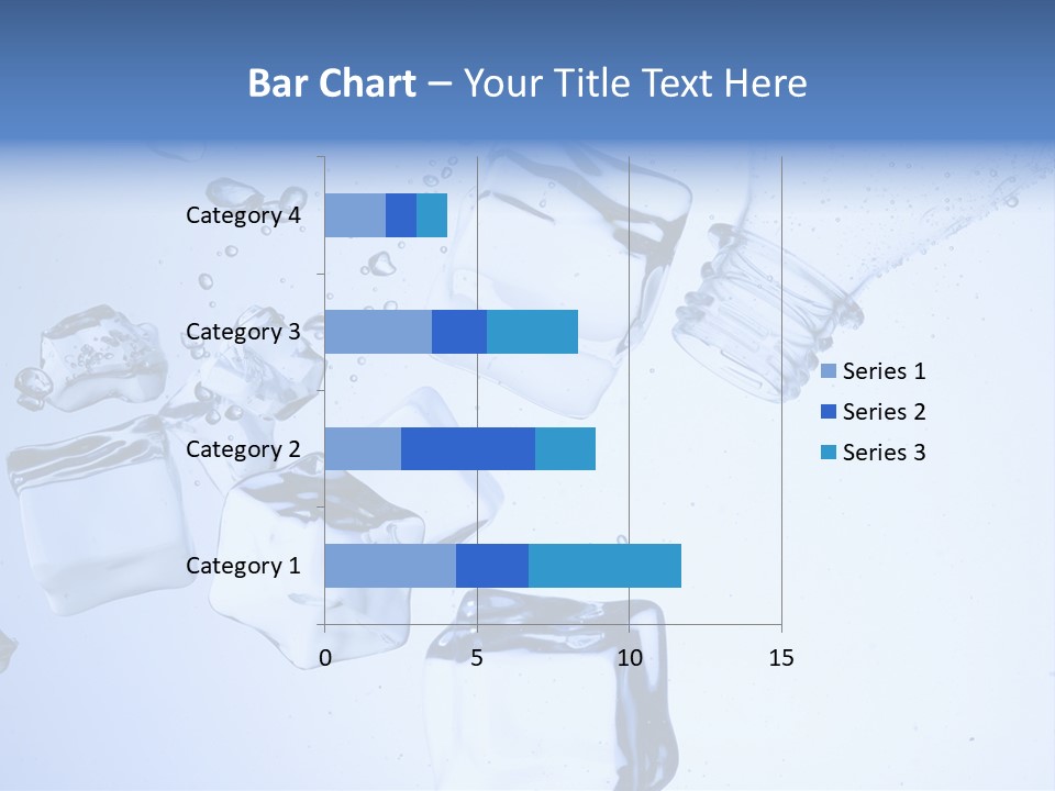 Bottle Freshness Mineral PowerPoint Template