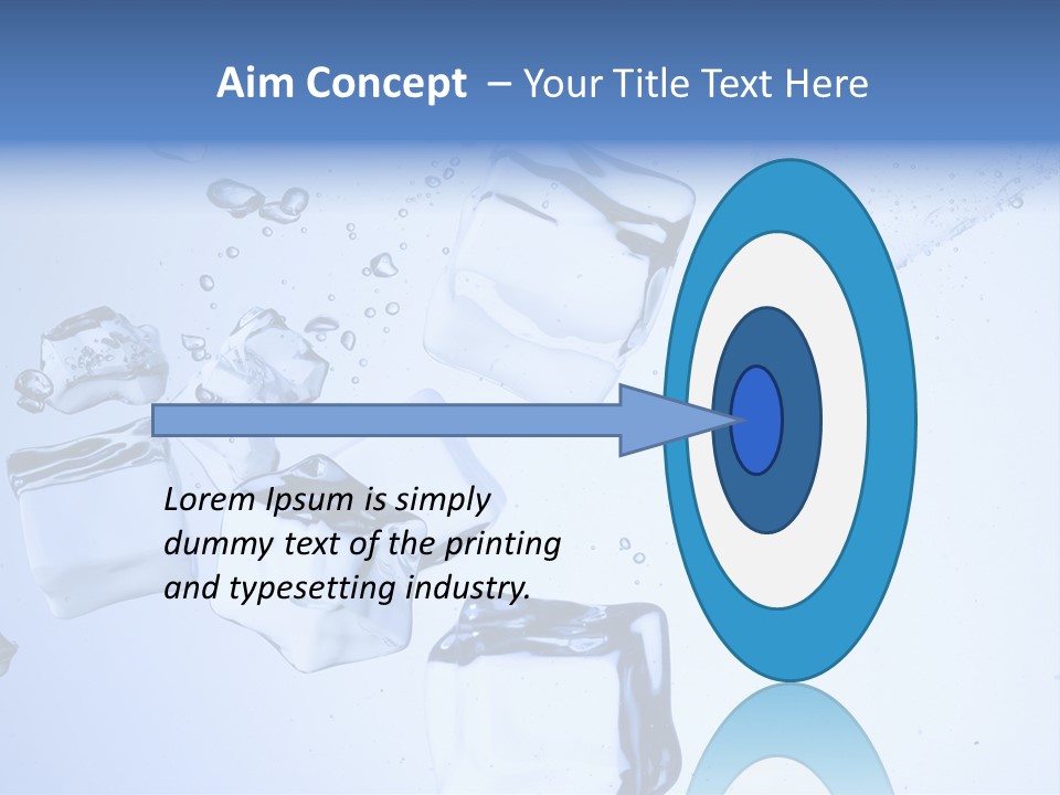 Bottle Freshness Mineral PowerPoint Template