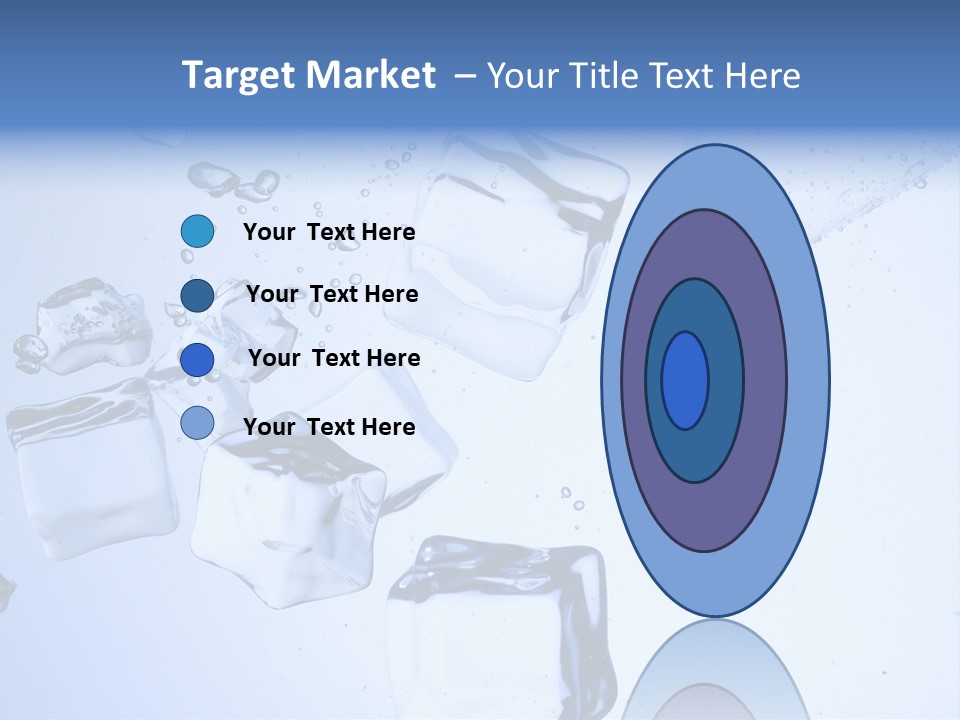 Bottle Freshness Mineral PowerPoint Template