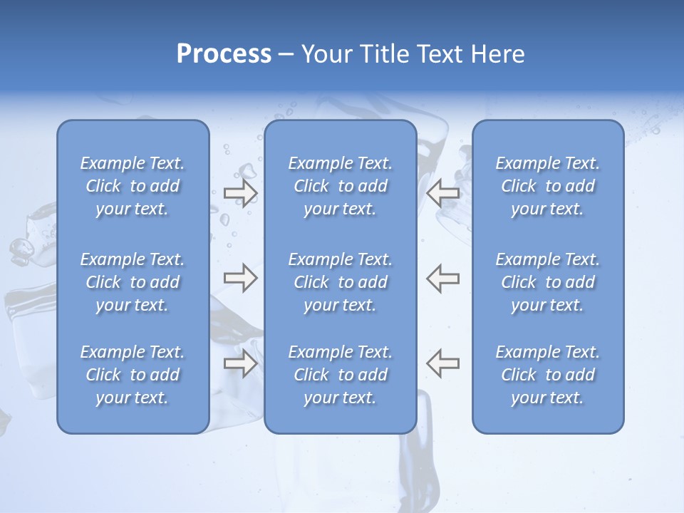 Bottle Freshness Mineral PowerPoint Template