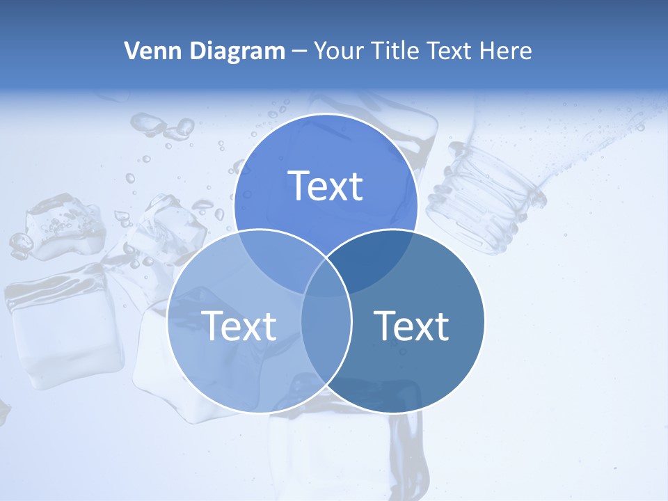 Bottle Freshness Mineral PowerPoint Template