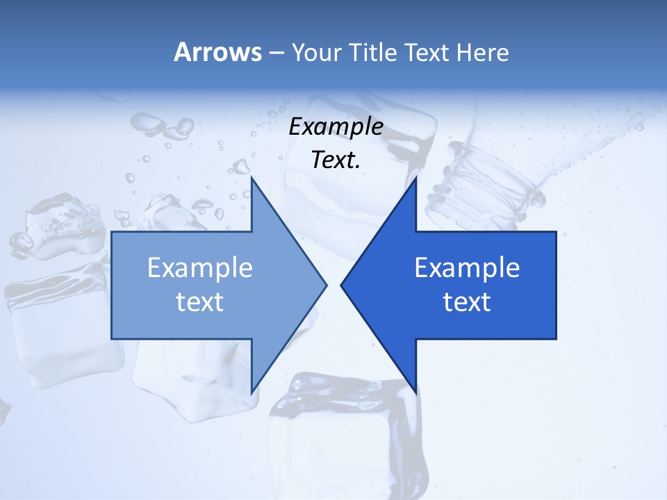 Bottle Freshness Mineral PowerPoint Template