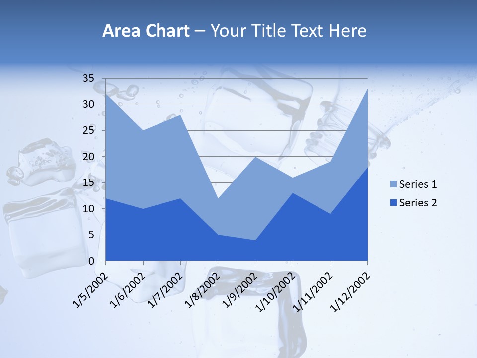Bottle Freshness Mineral PowerPoint Template