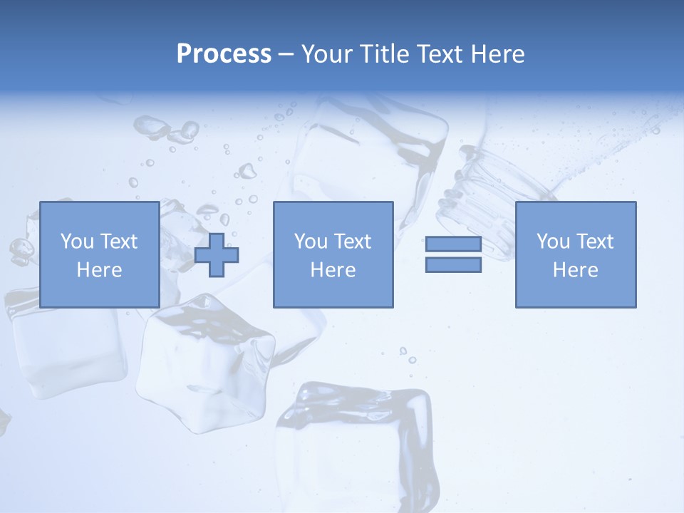 Bottle Freshness Mineral PowerPoint Template